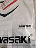 川崎（KAWASAKI）羽毛球服春夏男款训练服速干透气无袖T恤运动背心K1007 白色 M 实拍图