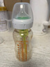 布朗博士PPSU奶瓶 3-6月新生婴儿防胀气防呛 防摔宽口径奶瓶270ml 金龙 实拍图