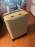 新秀丽（Samsonite）行李箱25英寸拉杆箱简约大波浪箱旅行箱KJ1浅灰绿托运密码箱 实拍图