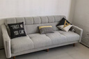 全友家居 现代北欧简约布艺沙发客厅三人位小户型可折叠沙发床 实拍图