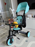 Bebehoo儿童三轮车多功能宝宝脚踏车手推车可推可骑1-3-6岁遛娃神器礼物 T2-大篷 蓝色 -7合1多功能 实拍图
