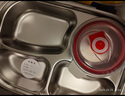 美厨（maxcook）304不锈钢饭盒 微波炉饭盒5格保温学生饭盒配餐具1.6L MCFT5586 实拍图