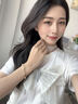 唯一（Winy）锦鲤平安扣和田玉银手链生日礼物女生手串送老婆七夕情人节手镯 实拍图