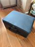 绝火防火收纳箱重要资料证件整理箱办公家用储物箱防水防潮文件收纳盒 黑色升级款 36*27*15cm 实拍图