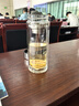 富光玻璃杯双层带茶隔大容量水杯 高档商务泡茶杯 高硼硅杯子500ml 实拍图