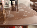 钟爱一生桌垫透明PVC防水软玻璃餐桌布茶几台面垫【2.0足厚】透明80*130cm 实拍图