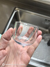 水晶扳指主人杯家用小众泡茶杯品茶待客二两酒杯加厚玻璃杯水杯子 来财3只+舍得3只100ml6只 实拍图