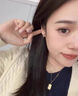 蔓笙纯S999足银耳环女2025新款耳圈男防闭塞不易过敏养耳洞学生银耳饰 999足银耳环12MM【单只】 实拍图