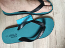 LURAD 人字拖男士夏季时尚沙滩外穿凉拖鞋 绿色 45-46 实拍图