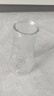 玻璃花瓶透明植物插花瓶水培容器大花瓶装饰客厅摆件 透明水波纹（17*5.5*8） 2个装 实拍图