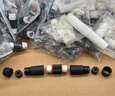 毕亚兹 网线对接头防水 室外网络转接头 防水防尘直通头 千兆网络双通头5类6类7类网络延长器 10个装 实拍图
