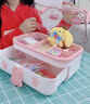 贝比童话 手工DIY饰品盒首饰儿童礼盒套装女孩生日礼物公主玩具发夹奶油胶 实拍图