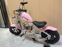 暴风骑士儿童电动摩托车两轮电动车3-12岁童车代步车电动平衡车复古小电摩 尊享版【换电APP声效】梦幻粉 实拍图