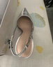 CHARLES&KEITH缎面蝴蝶结尖头高跟凉鞋女CK1-60361556 Light Pink浅粉色 38 实拍图