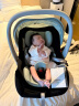 怡戈（Ekobebe）新生婴儿提篮式儿童安全座椅汽车用宝宝便携摇篮车载手提篮 黑绿 实拍图
