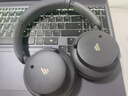 漫步者（EDIFIER）【重磅旗舰新品|蓝牙V5.4】Fit900NB小金标真无线主动降噪头戴式蓝牙耳机长续航游戏音乐耳麦礼物 雅典灰+黑色耳机包 实拍图