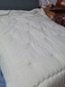 手工蚕丝被100桑蚕丝被子母被二合一拉链款双人春秋被芯四季通用 白色 100桑蚕丝 200x230cm4斤 实拍图