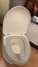babycare马桶坐便器蹲便器儿童马桶仿真马桶坐便圈2-6岁宝宝便盆温特绿 实拍图