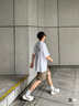 亚瑟士ASICS跑步鞋男鞋缓震舒适回弹运动鞋网面透气跑鞋 GEL-CONTEND 7 白色/黑色 42 实拍图