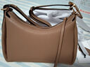 DISSONA【新年礼物】迪桑娜女包款商场同款寻迹单肩斜挎包hobo包腋 棕色（牛皮革） 实拍图