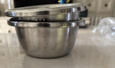 中诺【两件套】316不锈钢漏盆米筛厨房食品级淘米洗菜沥水盆滤水篮 22cm两件套 实拍图