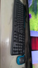 罗技（Logitech）MK275 键鼠套装 无线键鼠套装 办公键鼠套装 全尺寸 商务键鼠套装 带无线2.4G接收器 黑蓝色 实拍图