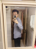 京东京造【纯棉牛津纺】衬衫男长袖男士衬衣外套送父亲节礼物 灰蓝色 43 实拍图
