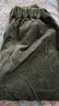 优衣库婴幼儿宝宝灯芯绒长裤/宽松休闲裤裤子25秋冬新款478838 57 深橄榄色 110 实拍图
