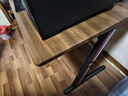 木藝生原创电脑桌台式家用办公书桌卧室电竞桌椅套装碳纤维竞技游戏桌子 高端玩家M9系黑胡桃25mm手工斜面 长160宽70高75cm 实拍图