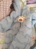 巴拉巴拉童装婴儿连体衣轻薄羽绒服宝宝衣服2025冬装抱衣爬服男童女童萌趣 蓝色小熊-白鸭绒 80 cm-充绒量41g 实拍图
