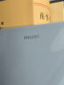得力（deli）18cm高简约金属桌面桌面书立置物架书收纳桌上书架 桌上书籍挡靠夹 2片/ 浅绿78650 实拍图