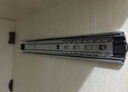 固特（GUTE）不锈钢抽屉轨道缓冲三节导轨轻音滑轨家具五金 冷轧钢-三节轨 14寸=35cm/付 实拍图