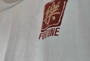 雪中飞白色短袖t恤女2025新款夏季纯棉宽松半袖运动休闲风简约M 白色|8162-17008F (女款) L 实拍图