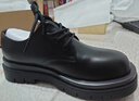 马登德比鞋男款厚底增高黑色大头皮鞋男通勤百搭cleanfit休闲工装鞋子 酷雅黑 【正码正拍&全真皮/高档头层牛皮鞋】 44 男码 实拍图