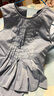 太平鸟女装气质时尚套装夏季新款小众无袖连衣裙圆领上衣别致伞裙 蓝色上衣 M 实拍图