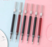 派通（Pentel ）LRN5/LRN5TL速干黑色笔芯黑色水笔替芯大容量适用bln105\/bln75学生按动中性笔0.5mm彩色勃艮第红 黑色【LRN5】 6支装 实拍图