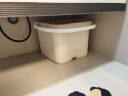 茶花（CHAHUA）泡脚桶过小腿塑料家用足浴盆按摩加厚高泡脚盆洗脚盆加深脚盆 泡脚桶#-米色1个#内置按摩凸点 实拍图