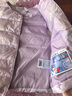波司登（BOSIDENG）25新款轻薄羽绒服男女儿童5A抗菌90绒百搭休闲内搭短款经典马甲 【推荐】雪宝乐园紫9CN8囤货拍大 120 /60 约 110-120cm 22kg 实拍图