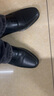 际华三五零五三接头皮鞋男制式皮鞋套脚校尉皮鞋系带休闲皮鞋商务正装教官皮鞋 B皮鞋套脚牛皮款 42 (260mm) 实拍图