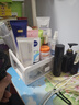 京东物流 化妆品收纳盒梳妆台置物架桌面高级感整理抽屉柜 中号2层（1层抽屉+1层顶部置物架） 透明白 实拍图