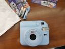 富士（FUJIFILM）拍立得mini12 mini11/7/9升级款 相纸一次成像相机拍照父亲节礼物 Mini12 绣球蓝（现货） 官方标配 实拍图