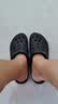 卡骆驰（CROCS）洞洞鞋贝雅卡骆班男鞋夏新款户外平底拖鞋沙滩鞋涉水鞋凉鞋205089 黑色/白色/正码正拍/拍前联系客服 43-44 (280mm) M10W12 实拍图