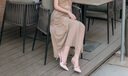 CHARLES&KEITH缎面蝴蝶结尖头高跟凉鞋女CK1-60361556 Light Pink浅粉色 39 实拍图