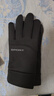 诗兰伦萨手套男冬季保暖防水防风防滑户外运动健身锻炼加绒加厚触屏皮男士手套冬骑行摩托车防寒手套 黑色-加绒 实拍图