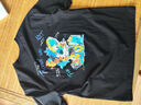 卡宾男装 精致绣花T恤2025夏季新款生动有趣色彩丰富 煤黑色01 L /175/50 实拍图