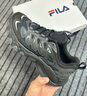 斐乐（FILA）【杨幂同款】女鞋老爹鞋运动鞋蘑菇鞋休闲鞋 黑/黑沙灰-BB 38.5 实拍图