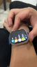 Apple/苹果 Watch Series 10 智能手表GPS+蜂窝款46毫米银色铝金属表壳丹宁色运动型表带M/L MWYG3CH/B 实拍图