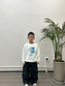 马克华菲男童卫衣时尚春秋款2025新款上衣儿童秋季潮流打底衫洋气长袖童装 白A27 130 晒单实拍图
