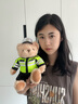 伊美娃娃警察小熊公仔交警小熊玩偶消防泰迪熊特警送女生生日礼物儿童 交警小熊+送礼袋 实拍图