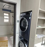 西门子（SIEMENS）蓝宝石超氧洗烘套装 10公斤全自动变频家用滚筒洗衣机 超氧空气洗 深层除螨 热泵烘干机 空气护理 WG54E1E10W+WQ53E2D11W 实拍图